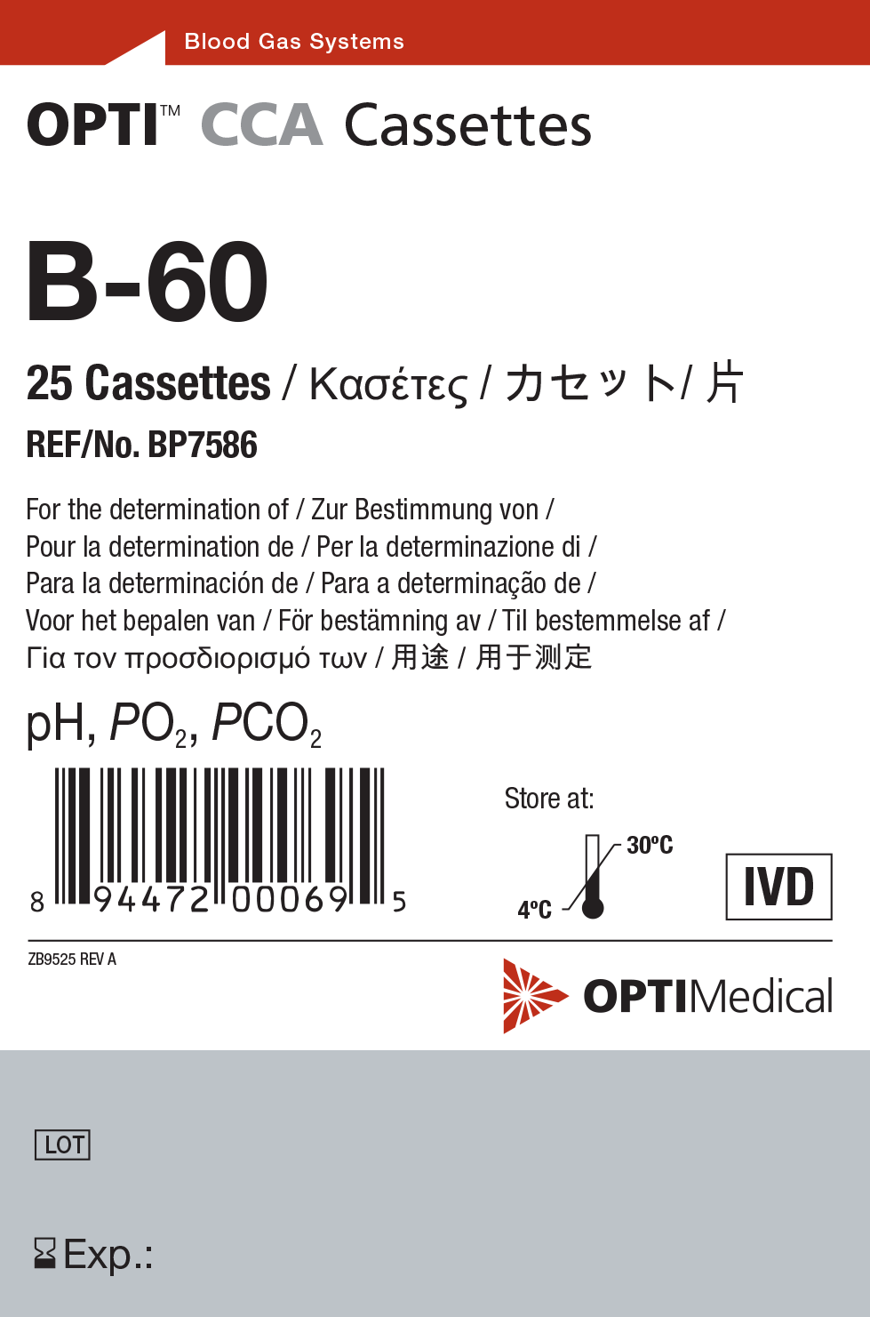 Blood Gas Cassettes